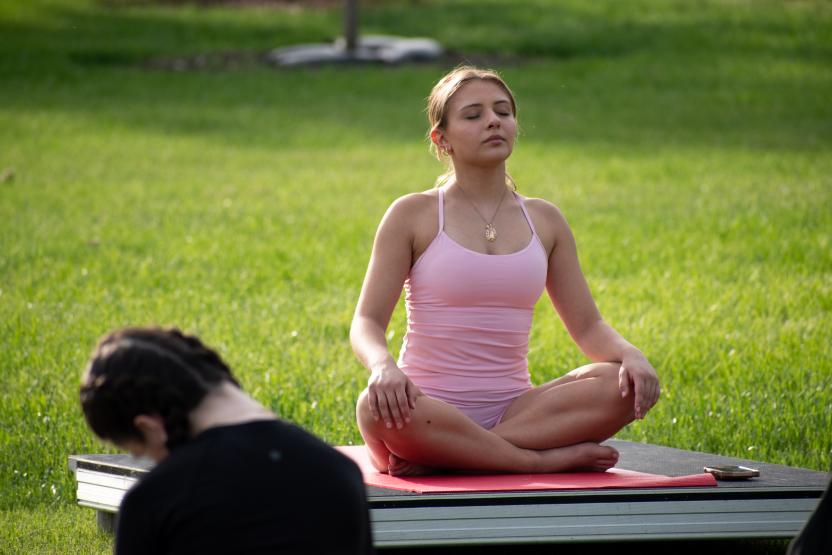 outdoor pilates